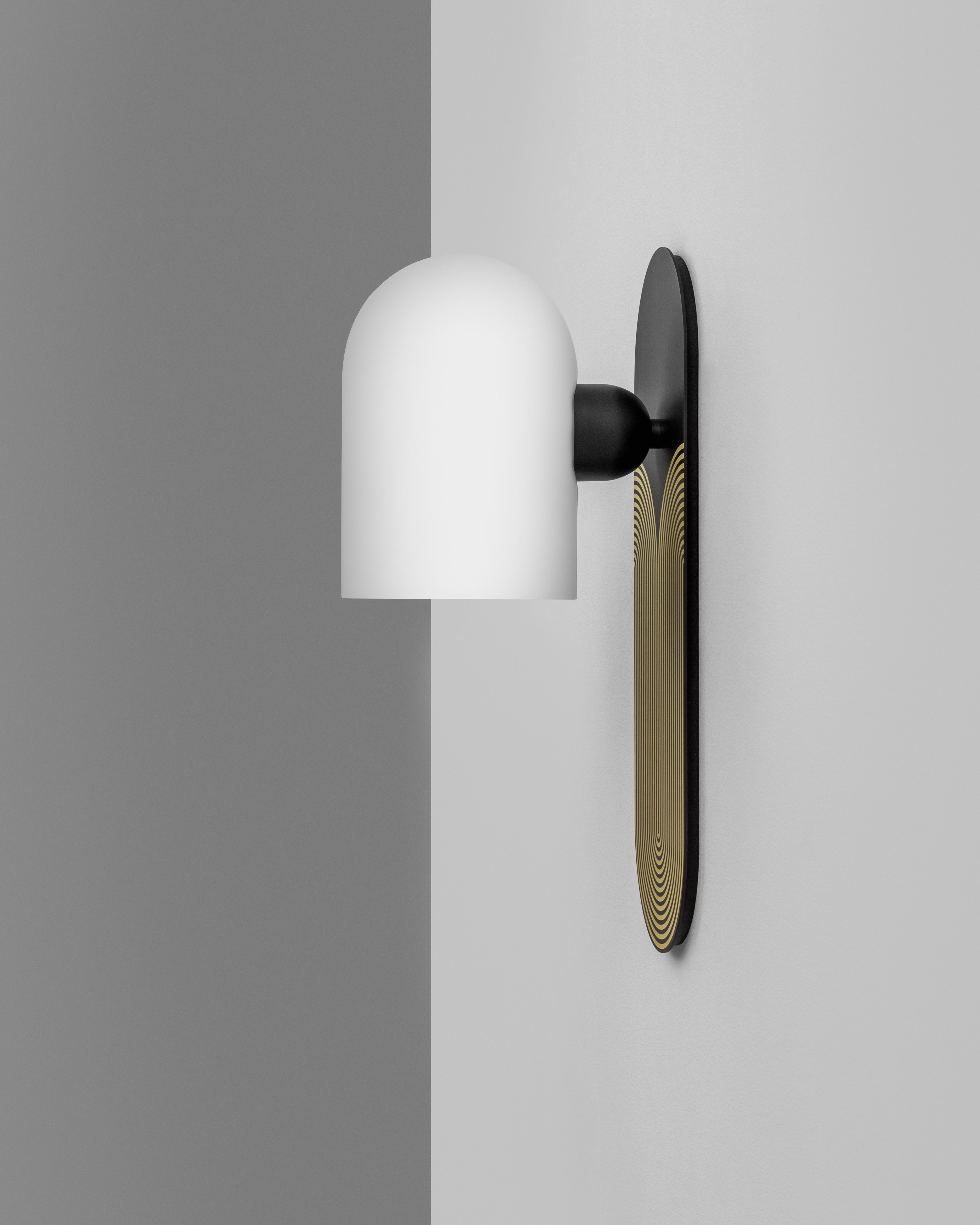 Schwung Odyssey Kyoto Gold & Black Wall Light